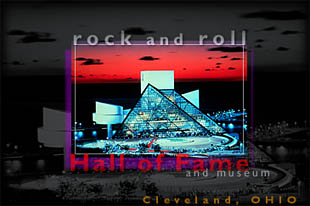 Photo of the Rock and Roll Hall of Fame and Museum.